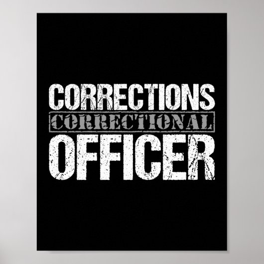 Correctiecoördinator van de politie van de Silver  Poster (Voorkant)