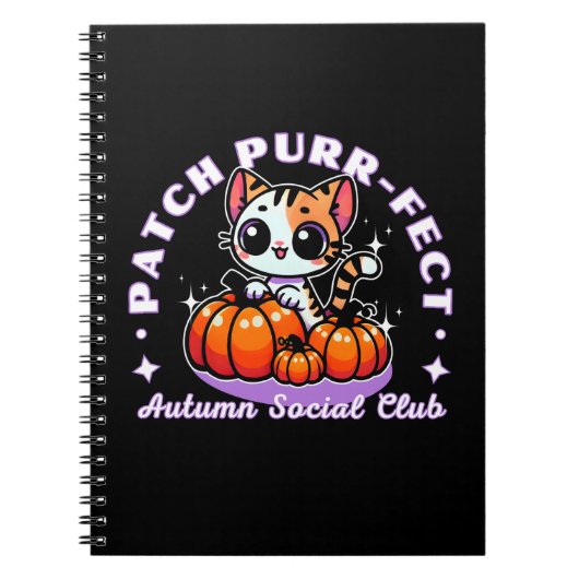 Correctif purr-fect - Carnet de patchs Citrouille (Devant)