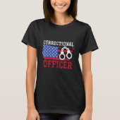 Correctionaris Amerikaanse vlagcorrectie T-shirt (Voorkant)