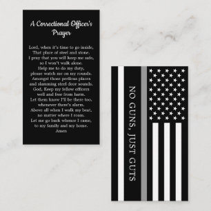 Correctionaris gebeden Thin Grey Line Visitekaartje