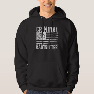 correctionele misdadiger van de oppas hoodie