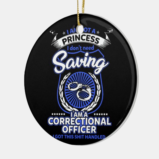 Correctioneringsfunctionaris Keramisch Ornament (Links)