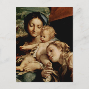 Correggio Madonna des Hl. Hieronymus (Der Label),  Briefkaart