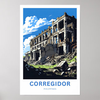 Corregidor Filipijnen Reisprint Poster