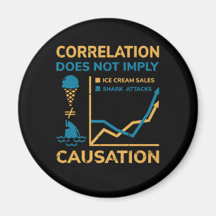 Correlatie is niet gelijk aan oorzaak magneet