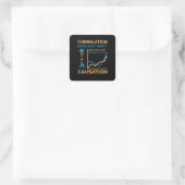 Correlatie is niet gelijk aan oorzaak vierkante sticker (Tas)