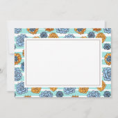 Correspondance Ajouter votre carte de nom | Aquarelle Succulente (Dos)