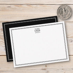 Correspondance Ajoutez Votre Logo Carte de Note d'Affaires à Dou