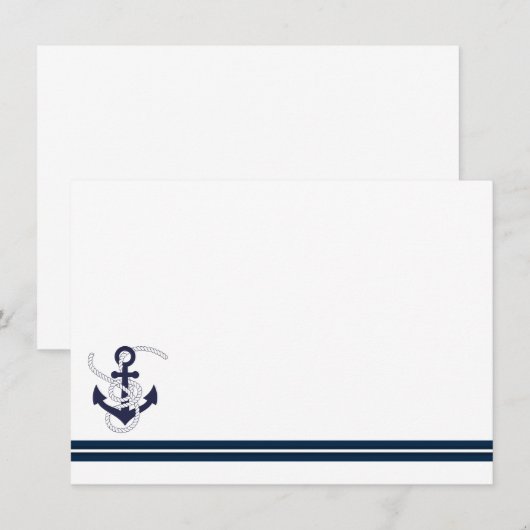 Correspondance Ancre de la carte de note (Devant / Derrière)