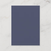 Correspondance Ardoise Bleue Grise Tendance - Carte de Note (Devant)
