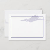 Correspondance Authentique Carte de remerciements phare (Dos)