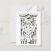 Correspondance BÂTON DE CADUCÉE 3,5x2,5 Carte plate (Devant)