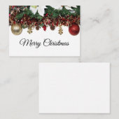 Correspondance Belle carte de Noël (Devant / Derrière)