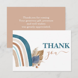 Correspondance Blue Rainbow merci Carte de notes