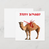 Correspondance Bonne carte de note de divorce (Devant / Derrière)