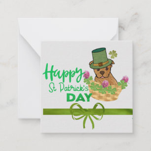Correspondance Bonne carte de note de jour St. Patricks