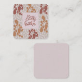 Correspondance Bonne carte de note du frère anniversaire (Devant / Derrière)