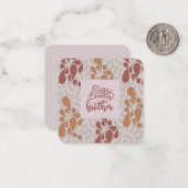 Correspondance Bonne carte de note du frère anniversaire (Devant/Arrière en situation)