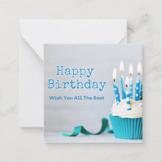 Correspondance Bonne carte de voeux pour gâteau d'anniversaire
