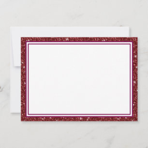 Correspondance Bordure de Parties scintillant de carte à note pla