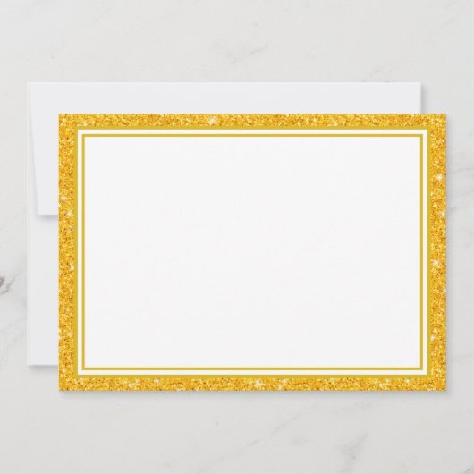 Correspondance Bordure de Parties scintillant de carte à note pla (Devant)