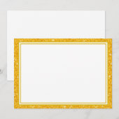 Correspondance Bordure de Parties scintillant de carte à note pla (Devant / Derrière)