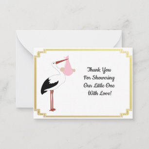 Correspondance Bouche Et Carte de remerciements Bébé