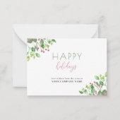 Correspondance Budget moderne entreprise carte de vacances (Devant)