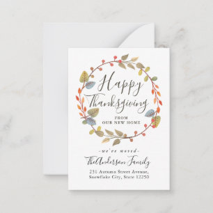 Correspondance Budget Thanksgiving Nouvelle carte de déplacement