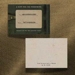 Correspondance Cadeau pour la carte de vœux de fin d'études de l'