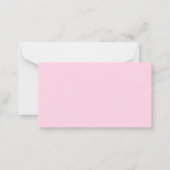 Correspondance Carte à Baby shower plat du de caleçon (Dos)