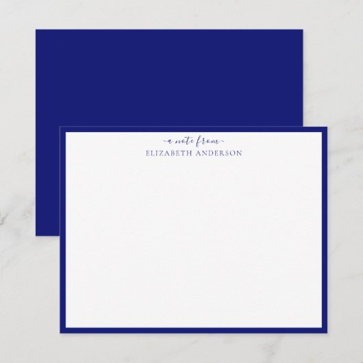 Correspondance Carte Bleu Classique de la Marine (Devant / Derrière)