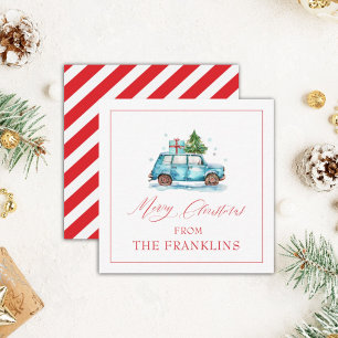 Correspondance Carte cadeau de Noël personnalisée Festive