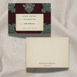 Correspondance Carte cadeau de remise de diplôme Secrets de velou