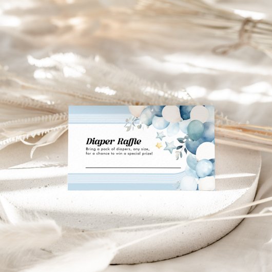 Correspondance Carte de Baby shower bleu carafe