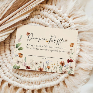 Correspondance Carte de Baby shower de de papier fleur beige