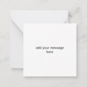 Correspondance Carte de Bienvenue dans le Quartier – Félicitation (Dos)
