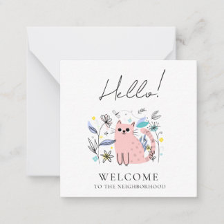 Correspondance Carte de Bienvenue dans le Quartier – Illustration