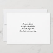 Correspondance Carte de billet plat de voyage (Dos)