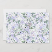 Correspondance Carte de billet plat Mirabelle à Lilac (Dos)