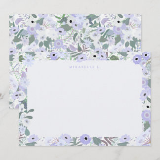 Correspondance Carte de billet plat Mirabelle à Lilac