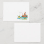 Correspondance Carte de billets à thème pêche - Pêcheurs et paysa (Devant / Derrière)