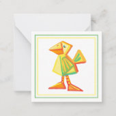 Correspondance Carte de boîtier pour bébé oiseau mignonne (Devant)