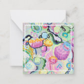 Correspondance Carte de boîtier pour fleurs Abstraites (Devant)