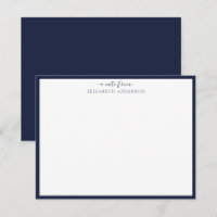 Carte de bordures standard en bleu Denim