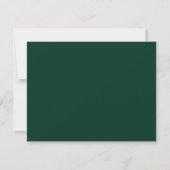 Correspondance Carte de bordures standard en vert foncé (Dos)