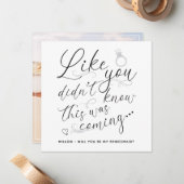 Correspondance Carte de demande d'aide-mémoire photo tendance (Devant/Arrière en situation)