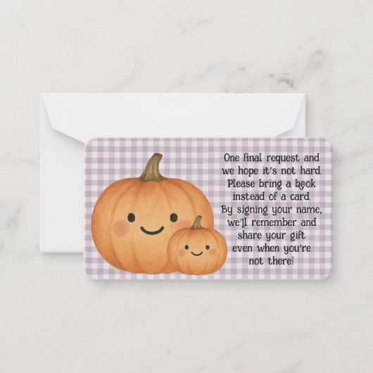 Correspondance Carte de demande de Baby shower Halloween (Devant)