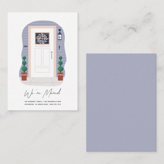 Correspondance Carte de déplacement du numéro de la maison de cou (Devant / Derrière)