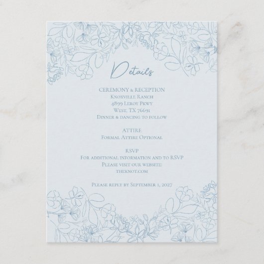 Correspondance Carte de détails Spring Whimsy (Devant)